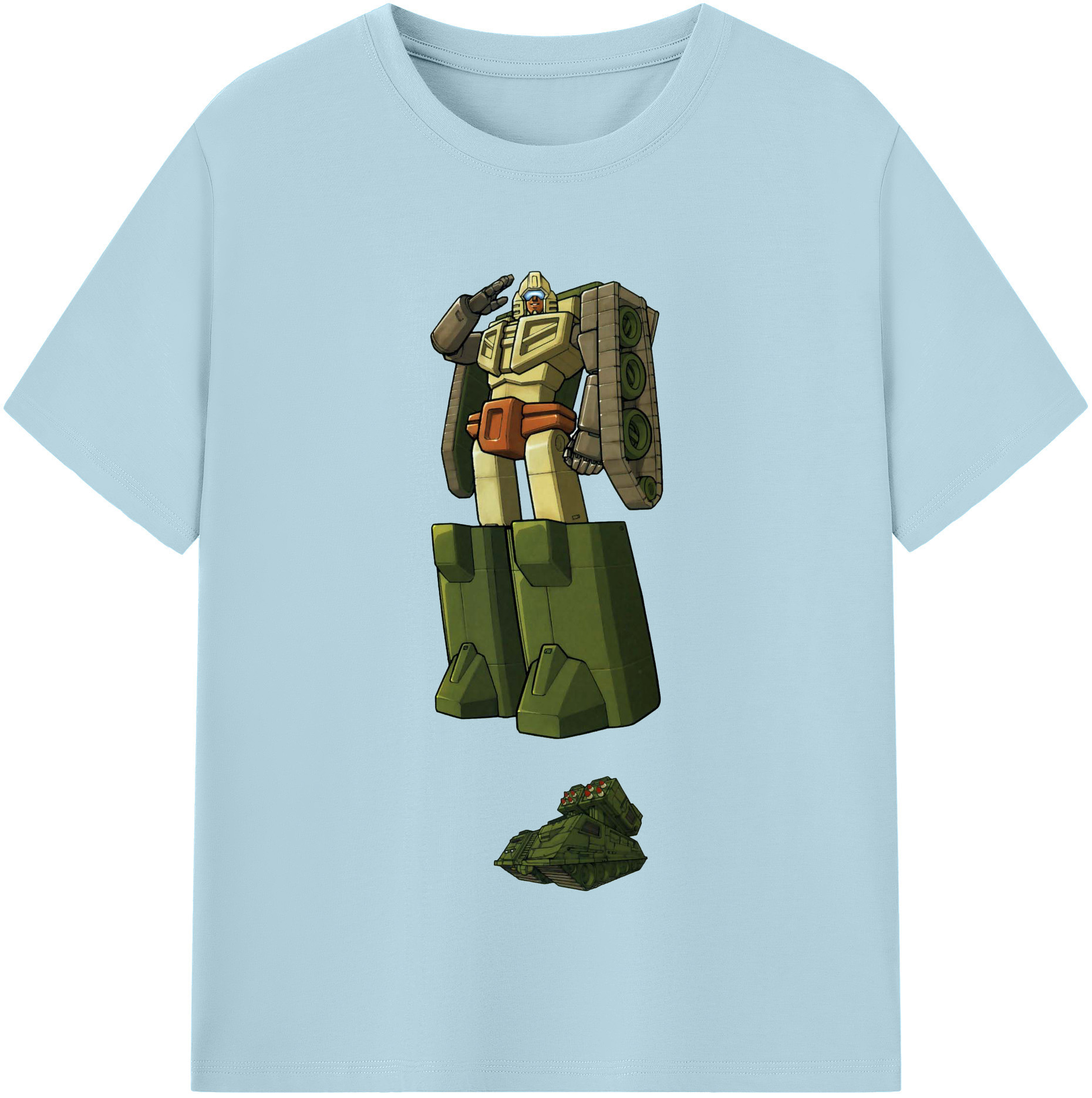 （画像用）  綿100％半袖Tシャツ（フロントプリント）